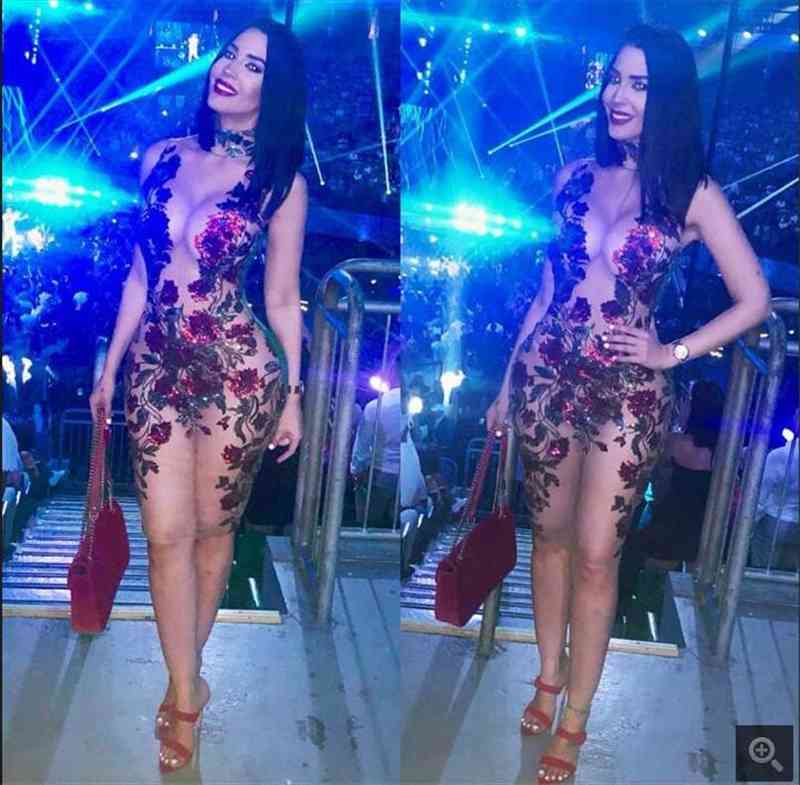 

Nightclub Sexy Mesh Embroidered Womens Dresses Flower Sequins Party Night Clubwear Summer Mini High Waist, Black;gray