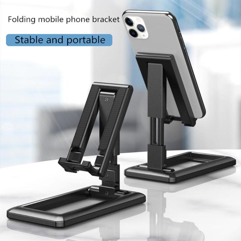

Cell Phone Mounts & Holders Mobile Tablet Stand Folding Bracket Sturdy Holder Nonslip Adjustable For Smart Tablets