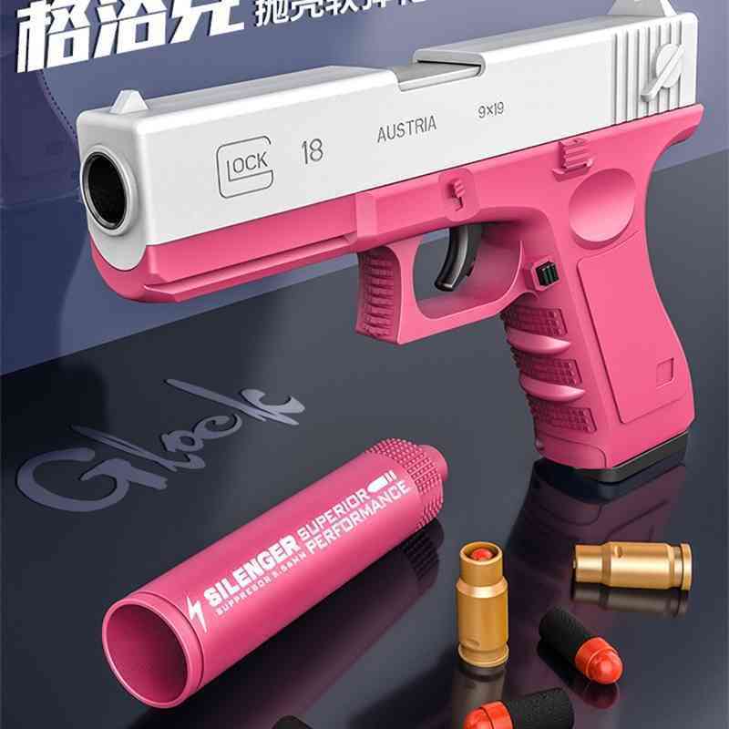 

toy hand small gun shell throwing soft bullet gun glock 1911 desert eagle simulated children's pistol male lorok