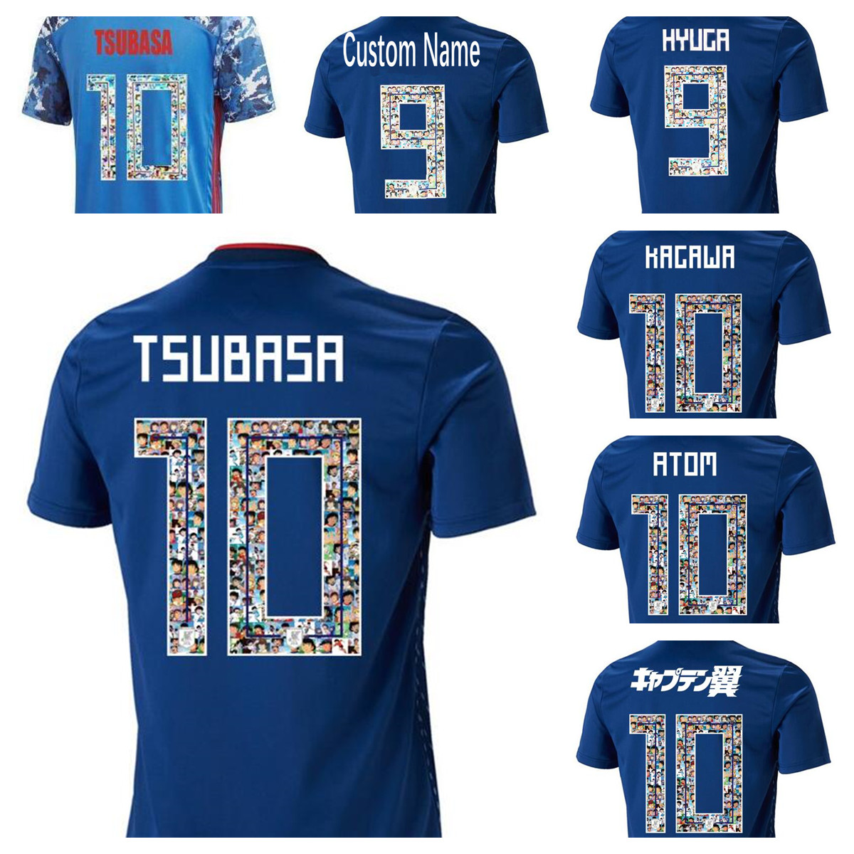 

2021 2022 Japan Soccer Jerseys ATOM TSUBASA HONDA ENDO YOSHIDA KAMADA MINAMINO HARAGUCHI YAMAGUCHI OSAKO 20 21 22 football men women and kid, Home