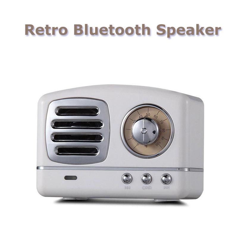 

Portable Speakers Retro Bluetooth Speaker Mini Outdoor Creative Small Speaker, High Quality, With FM U Disk TF Card
