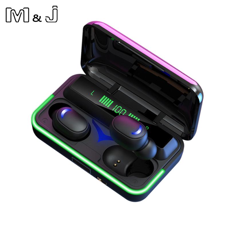 

Headphones & Earphones TWS Wireless With Microphone Gaming Headset 8D Stereo Bluetooth Earphone Waterproof Sport Noise Cancelling Earbuds