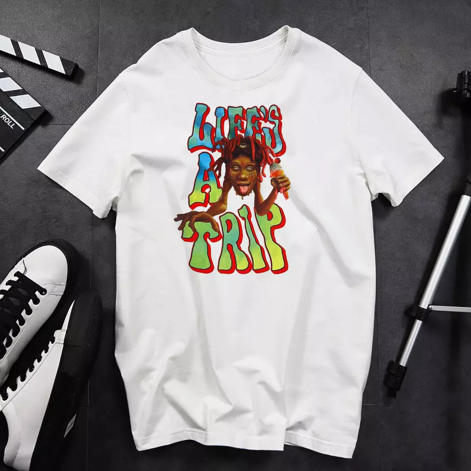 

FUNNY Trippie-Redd-1400 COTTON GIDAN DHIRT ALL SIZE, White;black