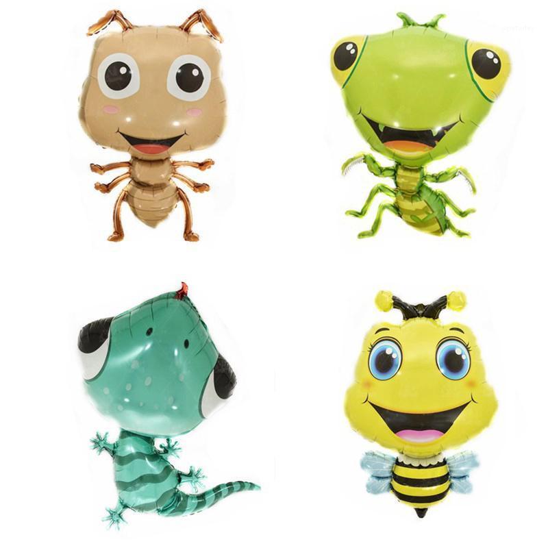 

Party Decoration Insect Wild Animals Foil Balloons Bee Gecko Ant Mantis Birthday Jungle Safari Decorations Kids Boy Baby Toys