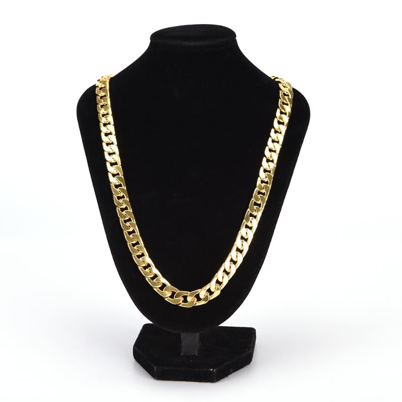 

Stainless Steel Necklace Curb Cuban Link Silverg/Gold Color Mens Chain Fashion Jewelry Chains