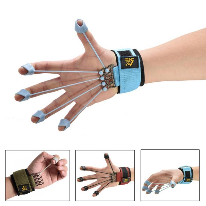 

Accessories Hand Gripper Finger Expander Trainer Exerciser Resistance Bands Fitness Force Grip Device Training Outdoor