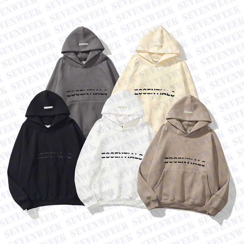

Warm Hooded Hoodies For Mens Womens Fashion Streetwear Pullover Sweatshirts Letter Print Loose Lovers Tops Clothing, Beige tops