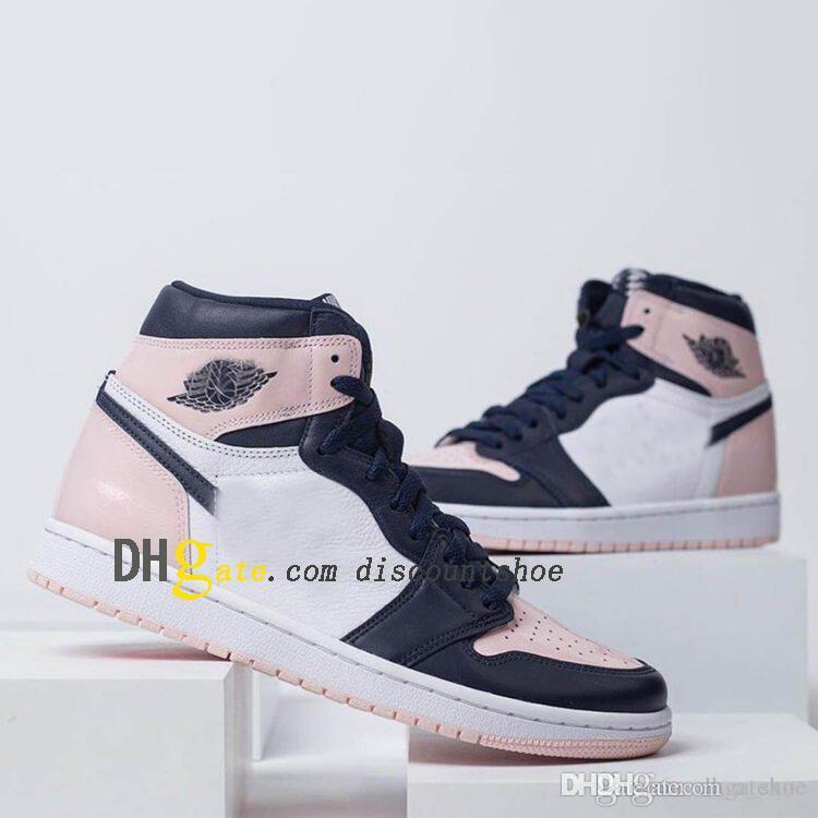 

Wmns 1 High OG SE Atmosphere 2021 Basketball Shoes 1s s Mid Women Men Sneakers shoe Sports Jumpman DD9335-641 (Exempt postage)