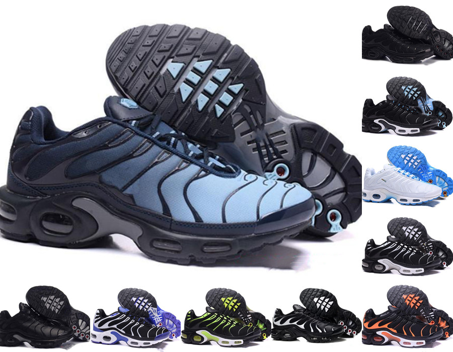 

wholesale 2021 cheap Tn Plus Shoes Mens Trainers Chaussures Triple White Black Hyper Blue Green Womens Sneakers Sports size 40-46