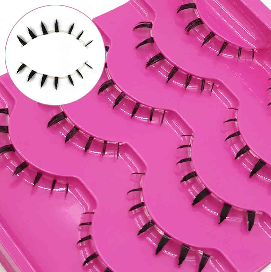 

yutong ICYCHEER 5 Pairs Makeup False Eyealshes Handmade 3D Natural Under Lashes Eyelashes Lower Bottom Extension