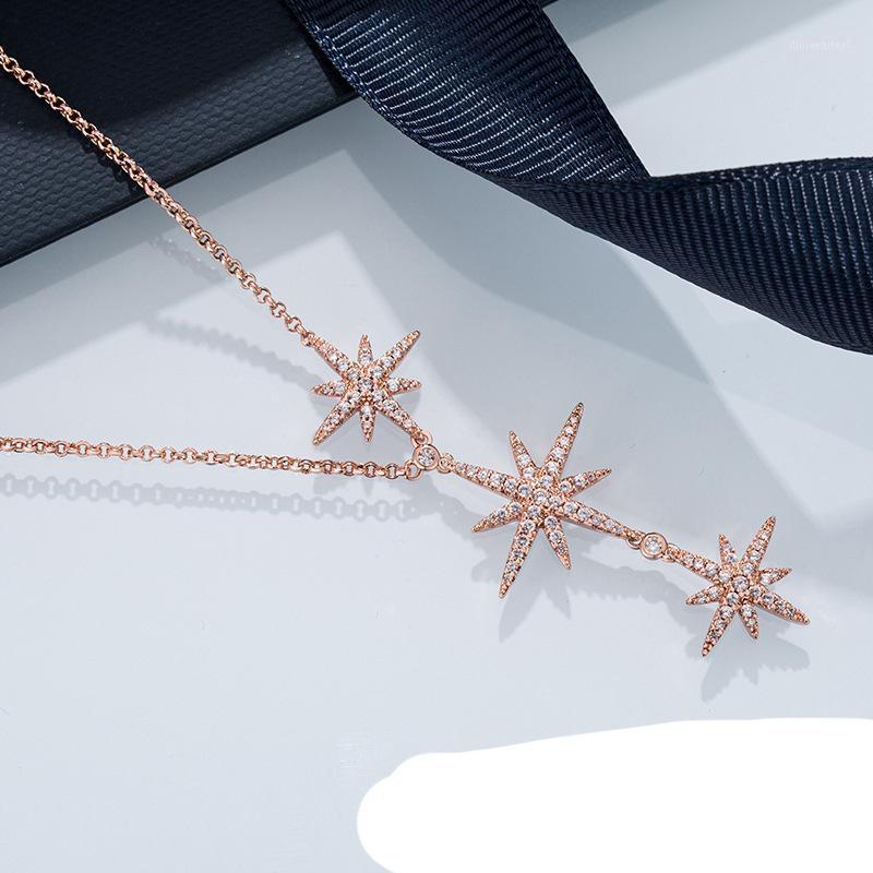 

Pcs Star 6 Edge Zicron Women Simple Style Sweet Fashion Necklace Jewelry Chains