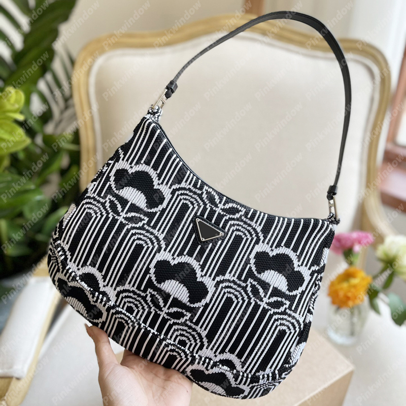 

Knitting Shoulder Bag Flowers Womens Handbag Jacquard Knit Hobo Cleo Handbags Designer Bags Crossbody Bag Backpack Totes Tote Purses 2201102