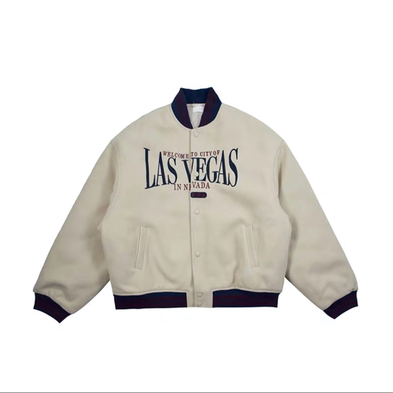 

Letter Embroidered Jacket Women Autumn and Winter Korean Casual Trendy Baseball Uniform Retro Harajuku High Quality Jackets 211109, Black