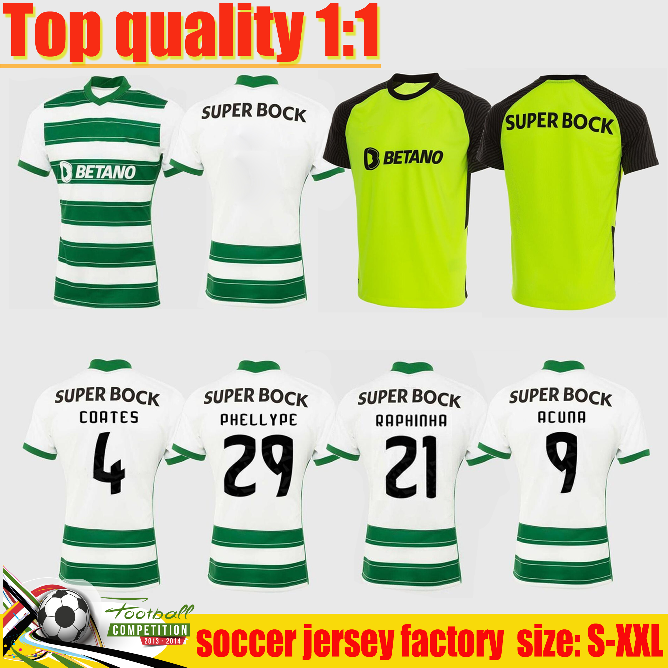 

21 22 SCP Lisbon Soccer Jerseys Sporting Clube de 2021 2022 Home Away PHELLYPE B.FERNANDES S.COATES jersey Lisboa C.Ronaldo Men Kits football shirt uniforms, 2122 away+patch