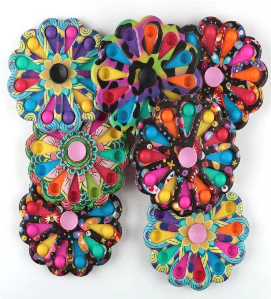 

Colorful Funny Popit Fidget Toy Spinner Relief 12 Sides It Pop Stress Toys for Anxiety Anti-stress118