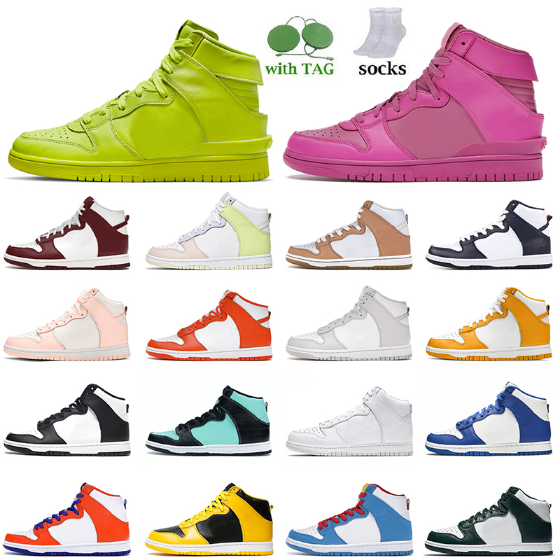 

Wholesale SB Skateboard Mens Running Shoes High Sports Trainers Team Red Lemon Twist Dark Sulfur Vast Grey Crimson Tint Sneakers Big Size US 12, #10 pure platinum 36-46