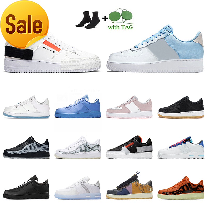 

2022 One Shadow Casual Shoes Mens Womens Running Sneakers Black White Light Bone Psychic Blue, C42 skeleton white 36-45