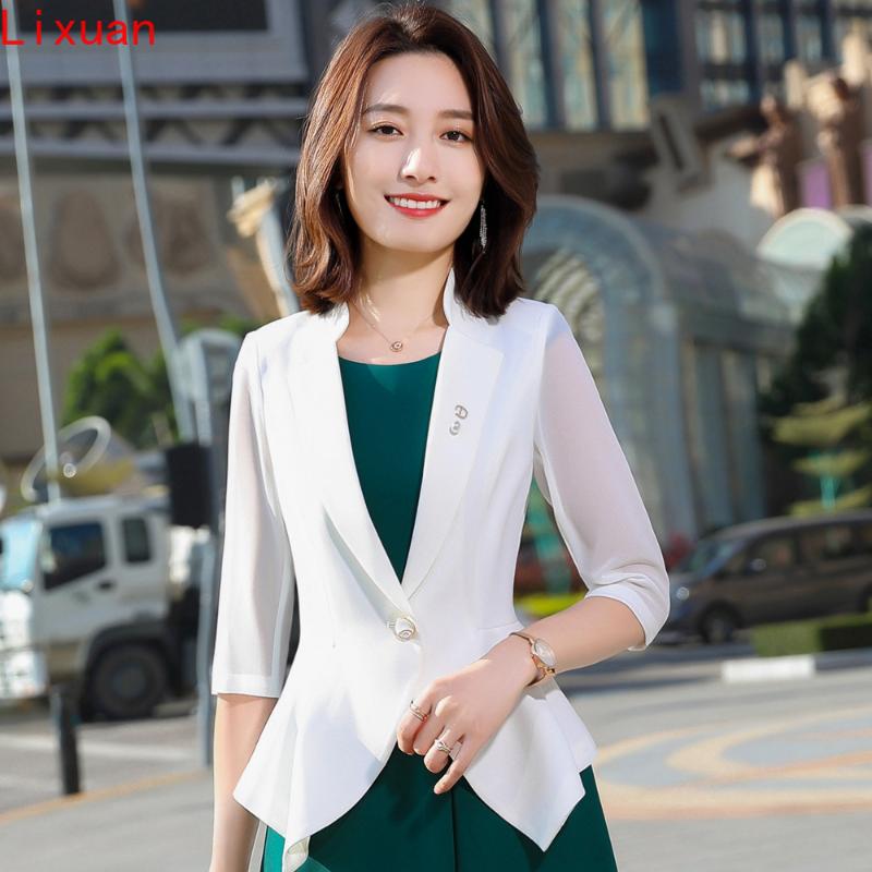 

Women' Suits & Blazers Woman Jacket Black Women Plus Size Clothing For White Blazer, White coat