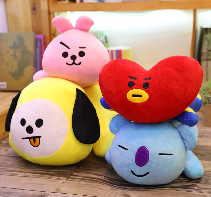 

35-40cm Cartoon plush doll lying position animal pillow toy grab machine gift