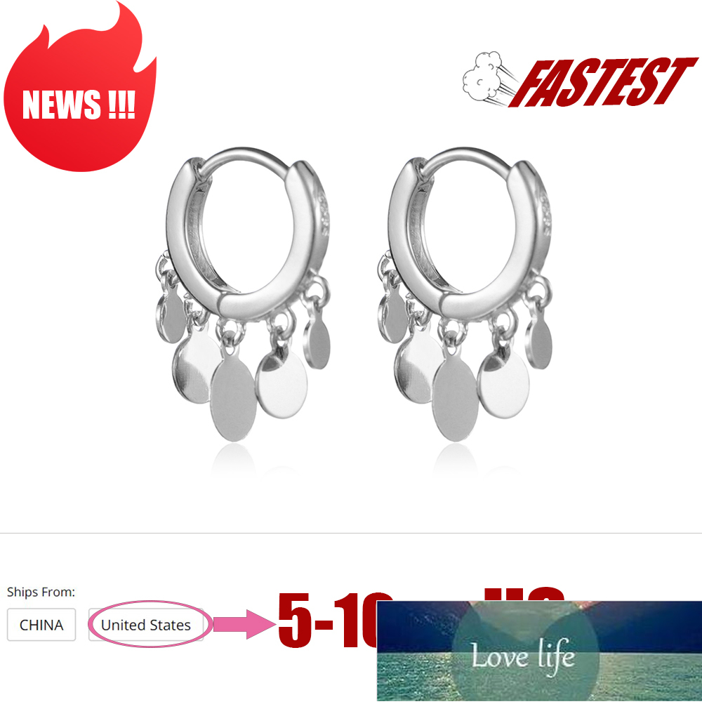 

1Pair Round Hoop Dangle Earrings Round Disc Star Tassel Ear Stud Star Heart Tassel For Women Trendy Jewelry Accessories Factory price expert design Quality