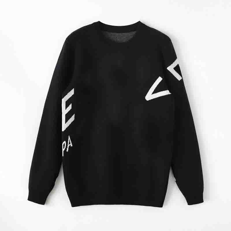 

2022 Men's Fashion Men's Designer White Blue Black Casual Letters Long Sleeve High Quality Loose Fit Women's Sweater -3XL Size