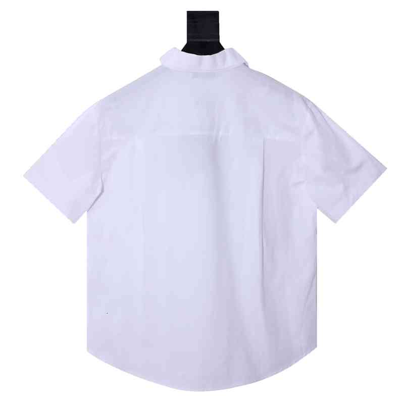 

Women' Blouses & Shirts two pieces short shirts mens brand work classic blouse Includes tie white Cotton fabrics Loose fit suit Refreshing and comfortable men D8HA