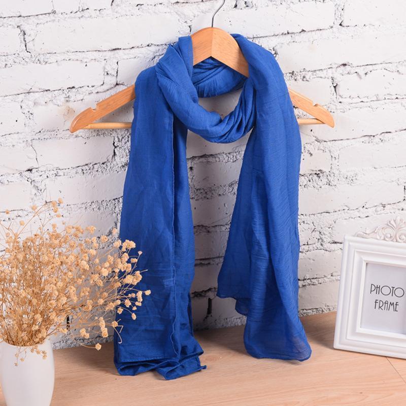 

Fashion Winter Pure Women Scarf Long Cotton Candy Colors Shawl 18 Warm Soft Muffler1
