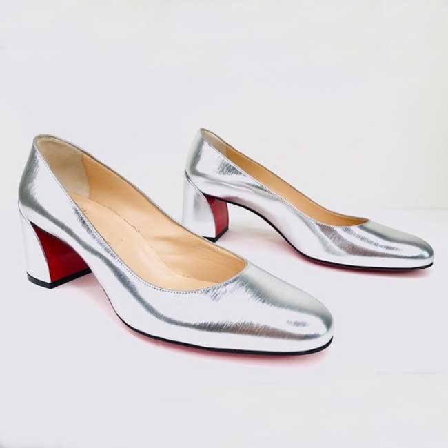 

Italy Handmade High Heels Shoe Red Bottoms Genuine Leathers Point Toe Pumps Patent Shiny leather Dress Shoes Nude Color factory wholesale