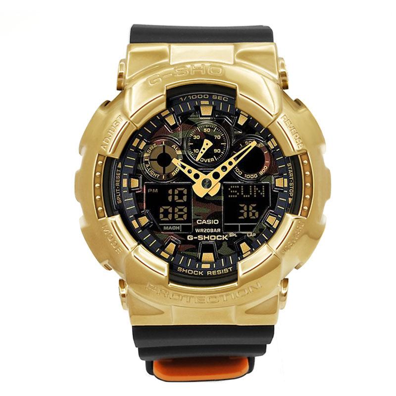 Watch Bands GA110 100 Accessories Pearlescent Crystal Case Stainless Steel Strap Series And Frame Metal Bracelet Modification Dia-image-714494862