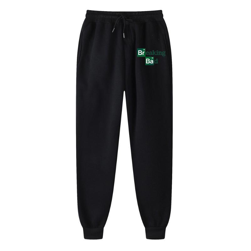 

Men's Pants Breaking Bad Autumn And Winter Fleece Trousers Jogging Letter Printing Unisex, Kk33kz