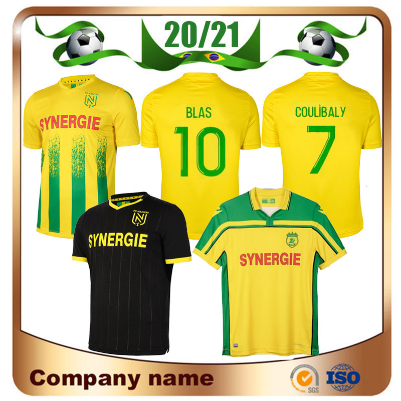 

2021 FC Nantes 20th anniversary soccer jersey 21/22 Home COULIBALY COCO BLAS shirts A TOURE LOUZA SIMON Away Football uniform