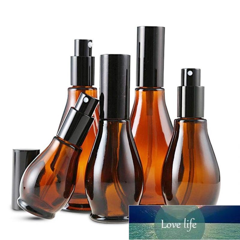 

Empty Spray Bottle Amber Glass Travel Outdoor Refillable Portable Refillable Shampoo Perfume Liquid Atomizer Spray Bottles