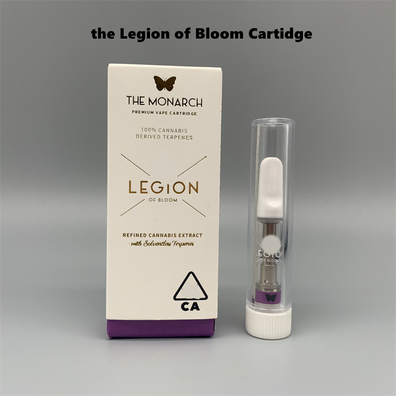 

Top Quality The legion of bloom Empty Oil Dab Pens atomizer Cartridges Packaging 1.0ml Ceramic Thick Wax Vaporizer 510 Thread Carts wholesale Original