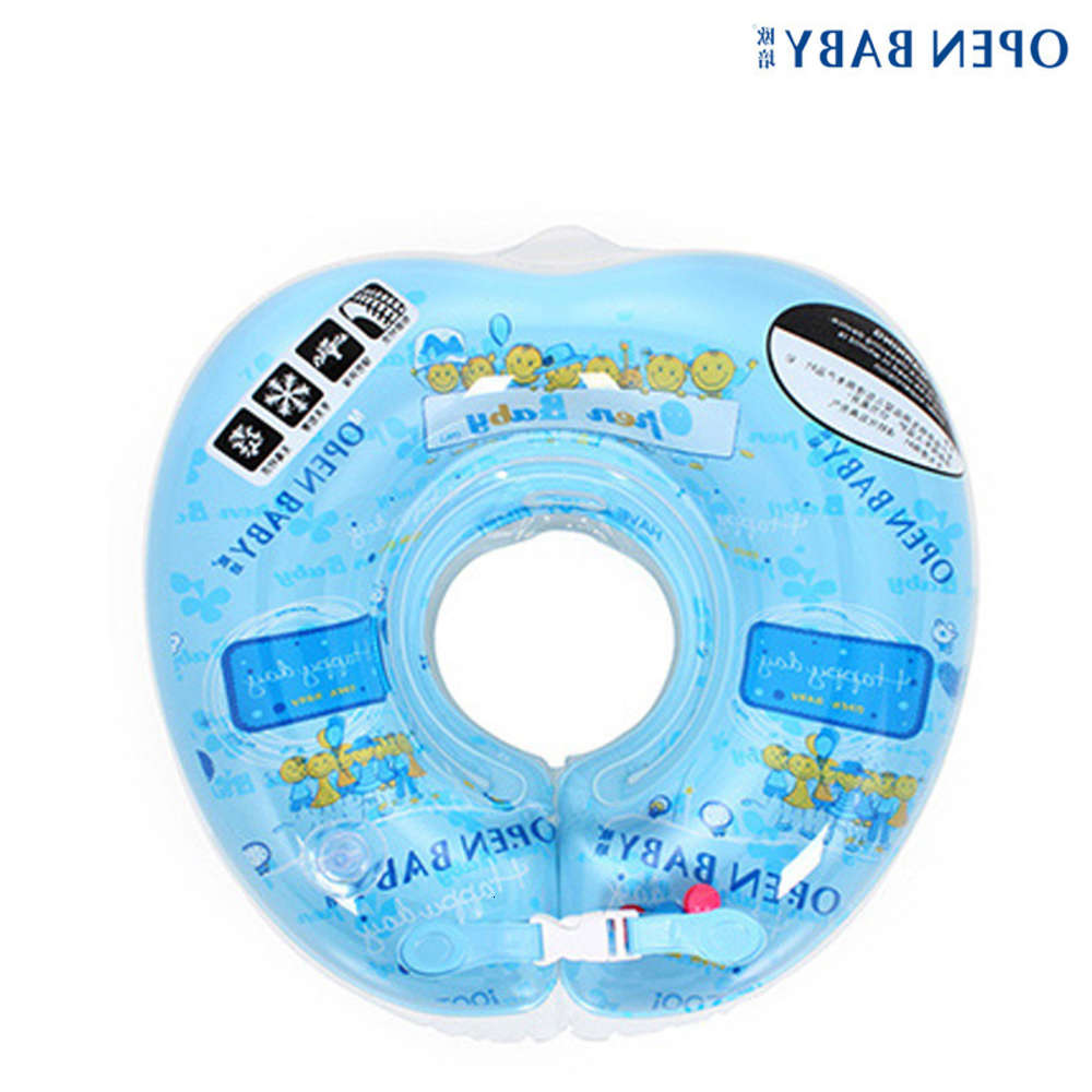 

Swimming ring swimming Baby bathing neckband Shin band backward double-layer with inflatable hand pump