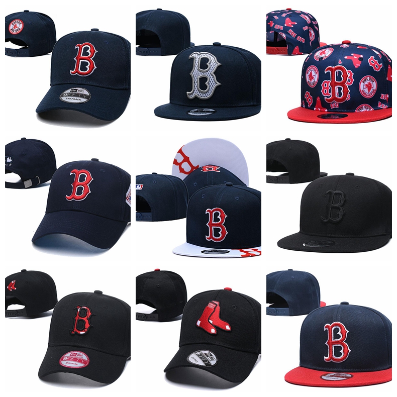

Snapbacks Boston Red Sox hat Outdoor Fashionable Summer Fits Baseball Truck Cap, Black;white