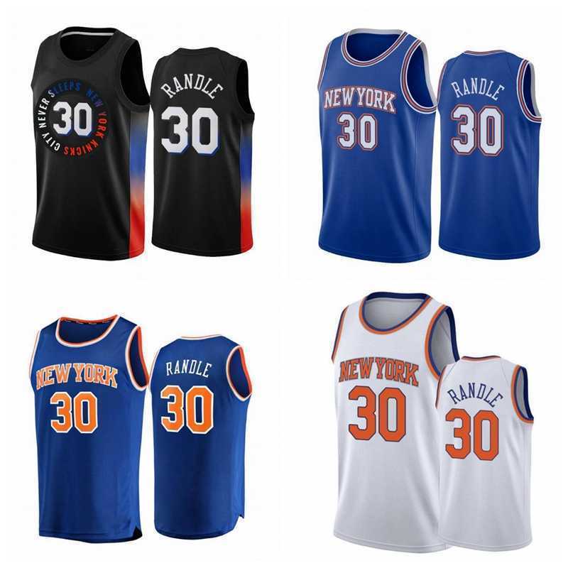 

2021 2022 Basketball Jersey Men New YorkKnicksJulius Randle The Swing Man Sewed and Embroidered Jerseys., Black;red