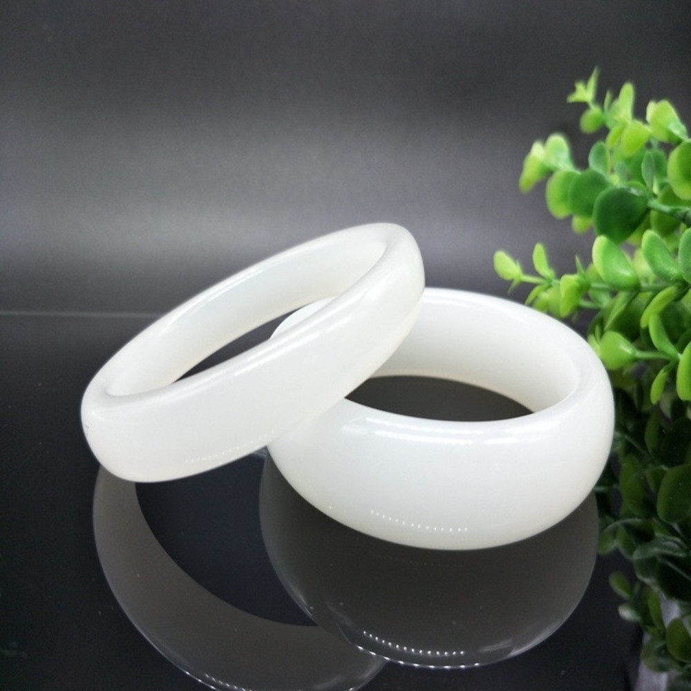

Hand catenary Jade Hetian cashmere will sell gifts Afghanistan white jade bracelet, Golden;silver