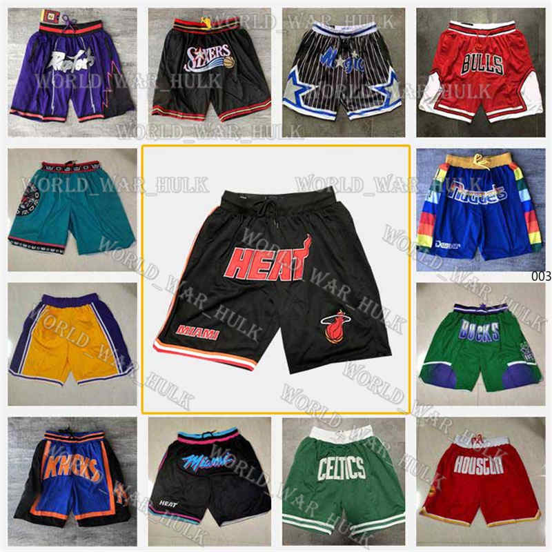 

Mens 2021 Just Mitchell & Ness Don Printed Stitched Basketball Pocket Shorts Authentic Pantalones Supersonic Retro Pocket Shorts Black