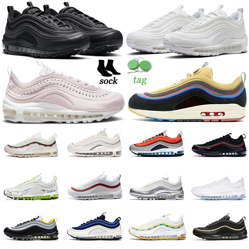

OG Airmax Sneakers Men Women Running Shoes Chaussure Mschf Lil Nas x Satan Jesus Triple White Undefeated Black Sean Wotherspoon Bred Outdoor Sports Trainers, Blue hero