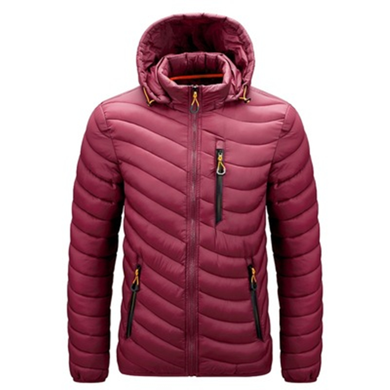 

Man Spare Ribs Cotton Duck Down Coats Fashion Trend Couples Hooded Puffer Jacket Designer Winter Luxury Bread Warm Plus Size Puff Jackets, C913-2 red