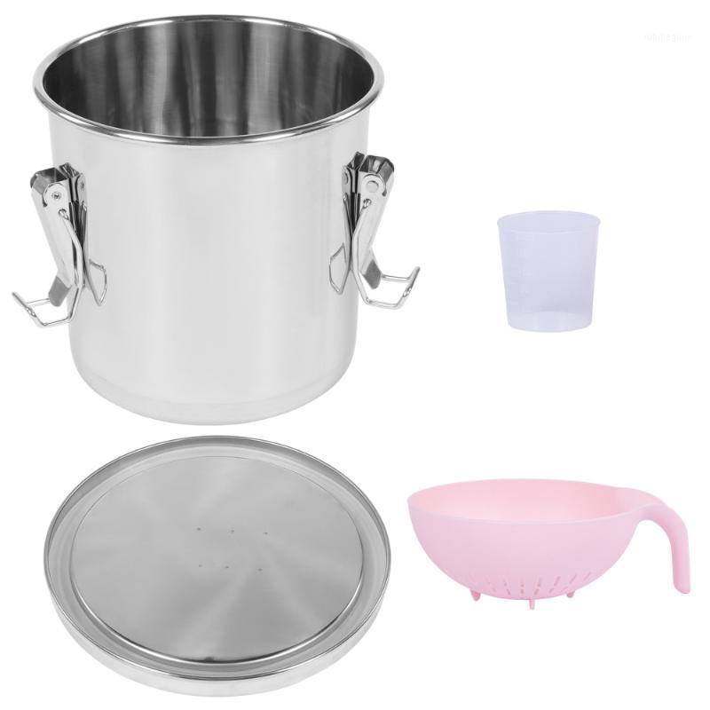 

Storage Bottles & Jars 1 Set Stainless Steel Thick Stockpot Large Capacity Soup Pot Multipurpose Bucket