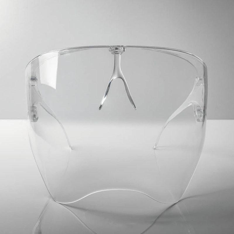 

Party Masks Alternative Transparent Shields and Respirator PC Anti-fog Full Face Shield Anti-spray Mask Protective Goggle Glass