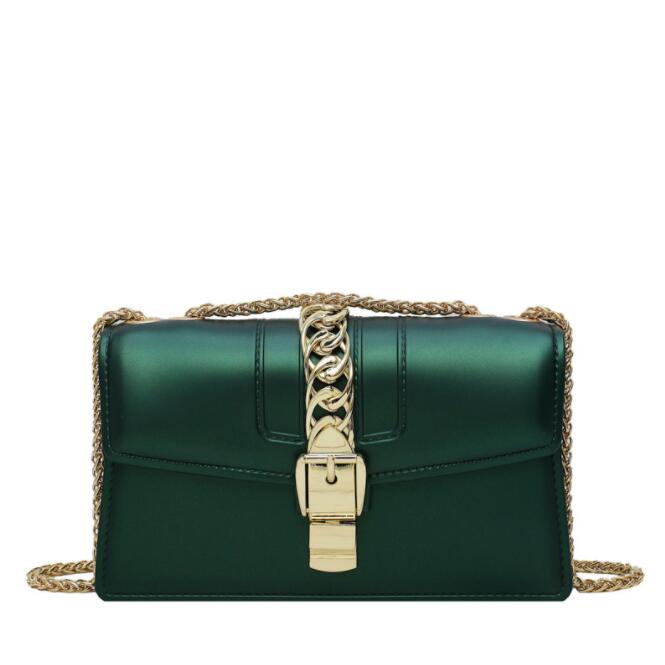 

wholesale women handbag waterproof thickened fabric summer jelly bag sweet little fresh Candy colored chain bags personality lock shoulder handbags