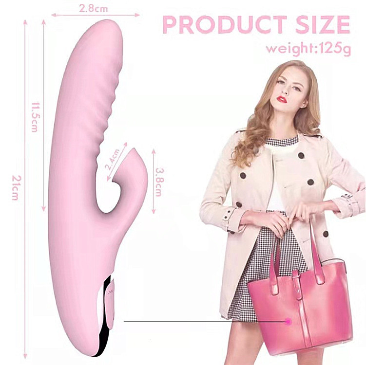 Massager Wave Sucking Vibrator Telescopic Teaser Masturbator Female Adult Sex Products-image-723294670