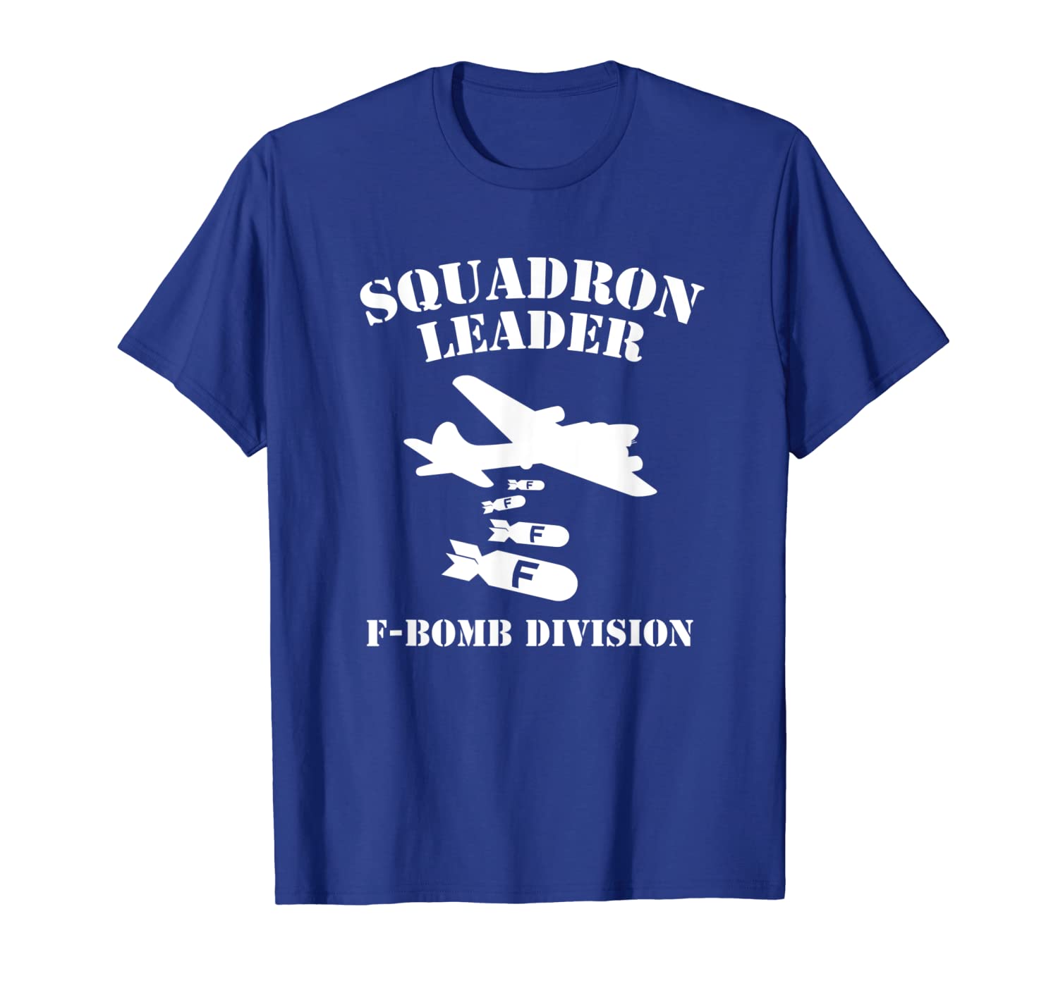 

Squadron Leader F-Bomb Division t-shirt, White;black