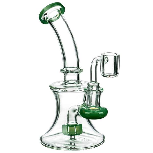 

6.3 inchs Glass Bongs Hookahs Beaker Dab Rig Recycler Oil Rigs Smoking Water pipes Bubbler With 14mm banger