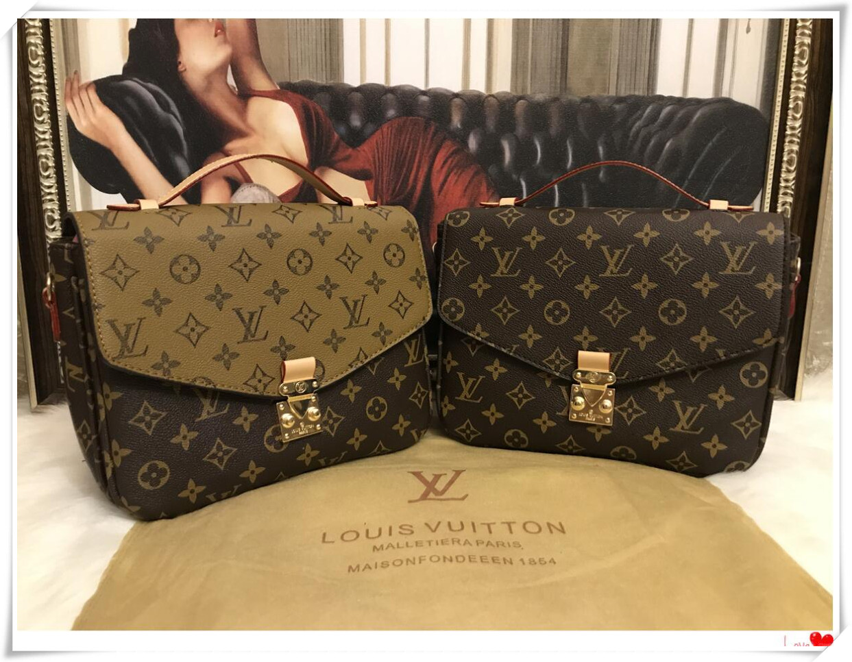 

LV LOUIS Fashion Women Shoulder Purse Handbags Barrettes Luxurys Designer Messenger Bags Wallet Tote Bag YSL BAG VITTON 40670, Golden;silver