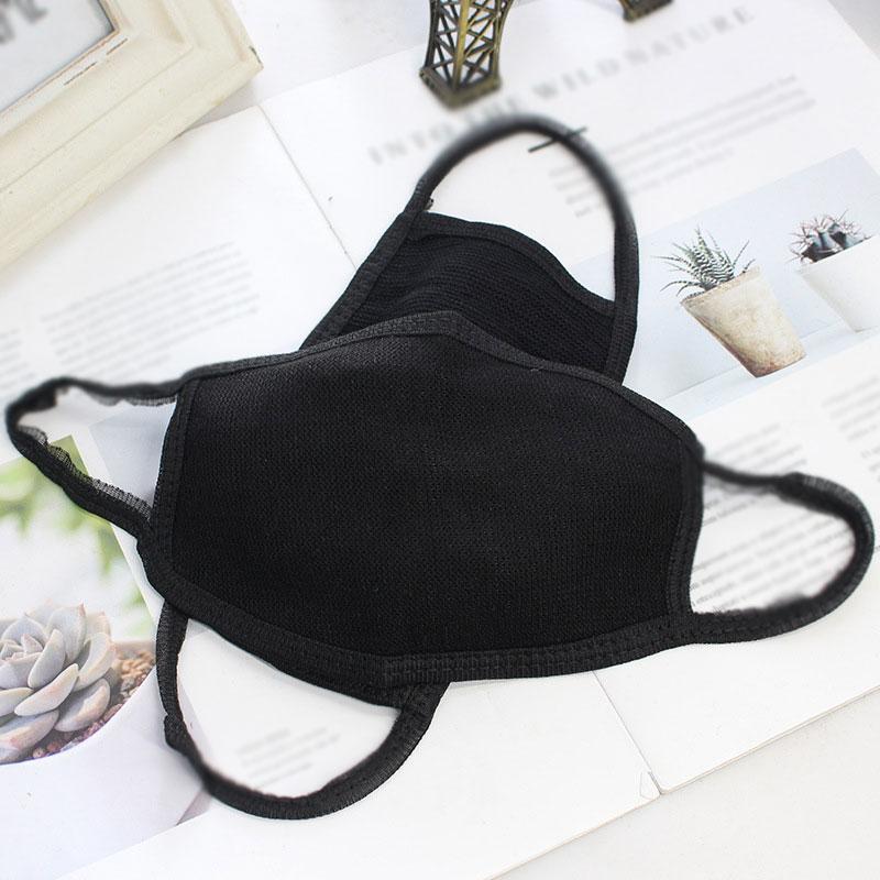 

designer face mask funny Anti-Dust Cotton Mouth Face Mask Black Protective Masks facemask Man Woman Wearing black