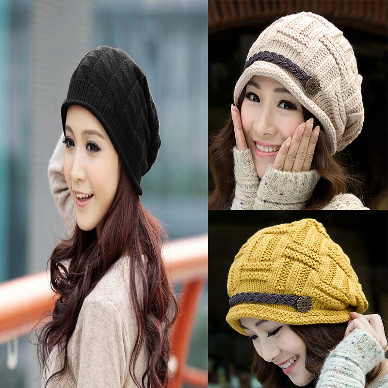 

Beanie/Skull Caps Fashion Winter Hat Knitted Hats For Women Men Warm Beanie Unisex Solid Color Elastic Cover Head Cap Casual Bonnet, Blue;gray
