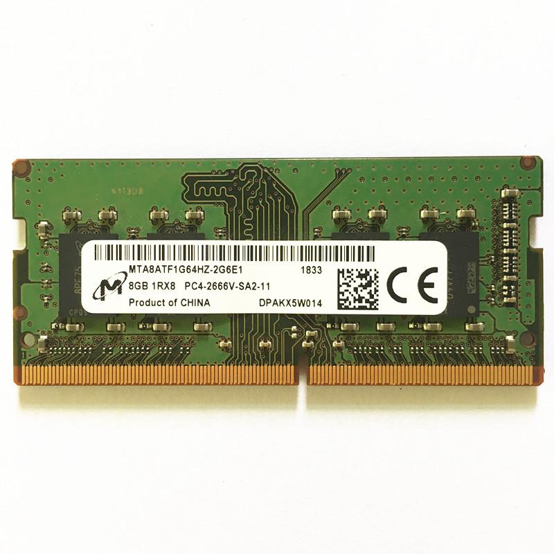 

RAMs Micron DDR4 8GB 2666MHZ Laptop 1RX8 PC4-2666V-SA2-11 2666 Memory